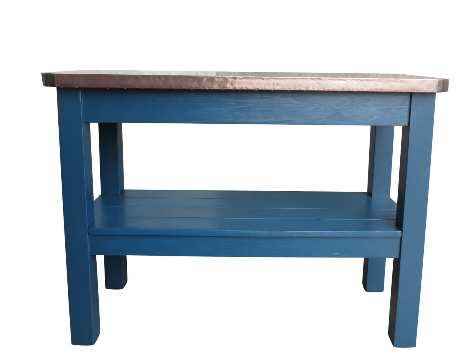 Bespoke Copper Top Kitchen Unit With Wooden Base - D1654