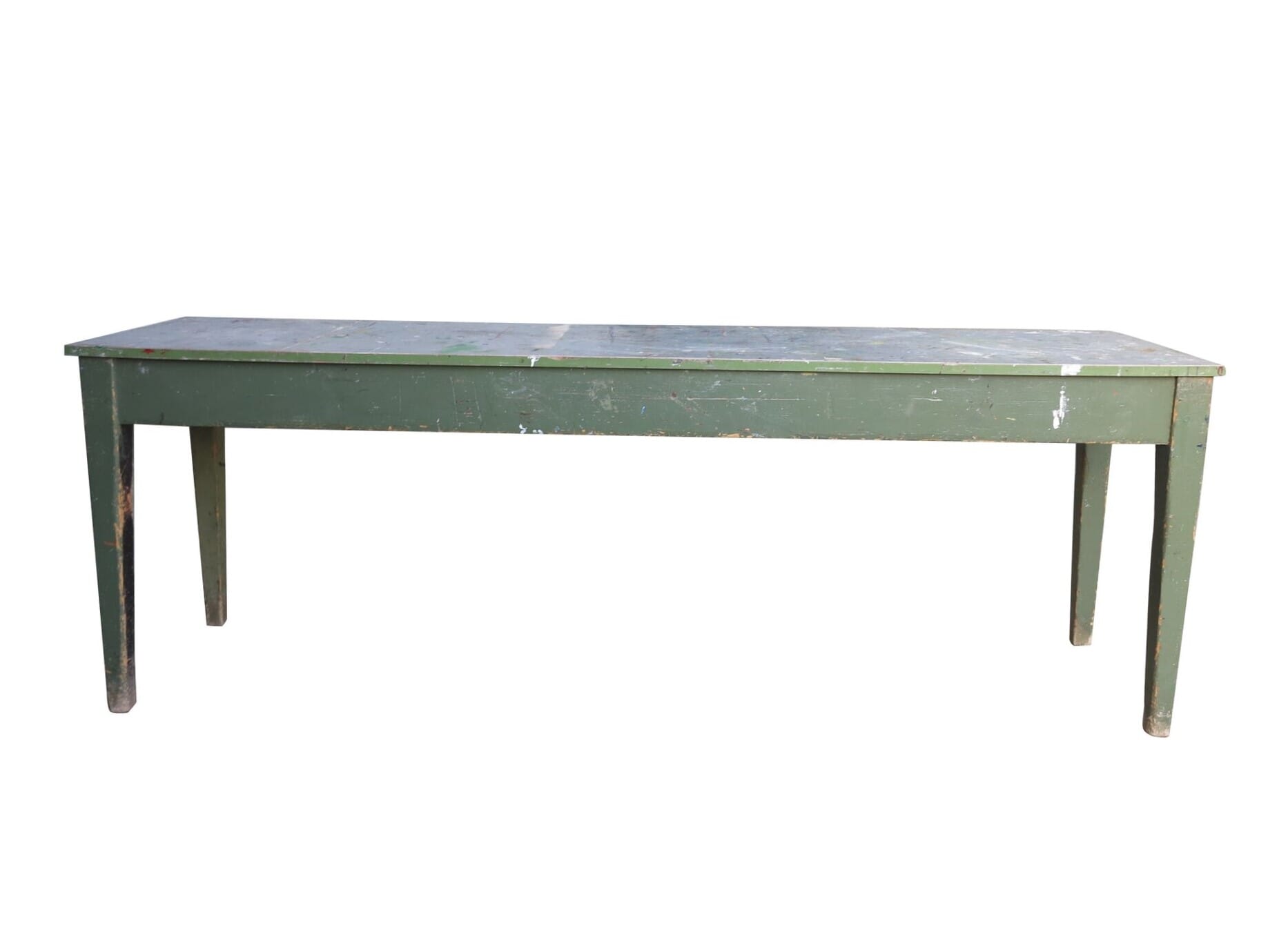 Reclaimed Arts Class Distressed Table with Tapered Legs - 9150