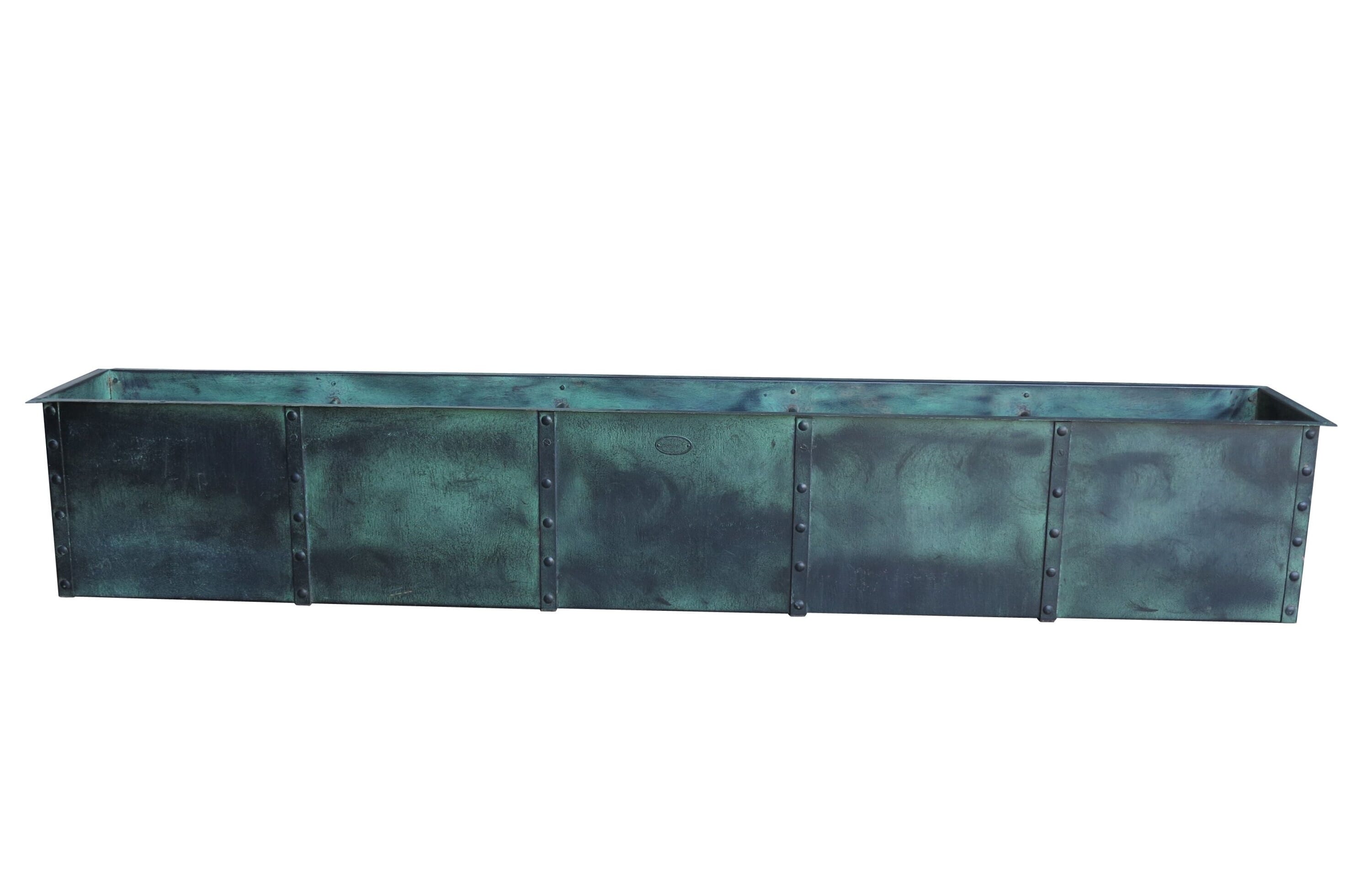 Solid Handmade Copper Outdoor Garden Planter / Pot - 9159