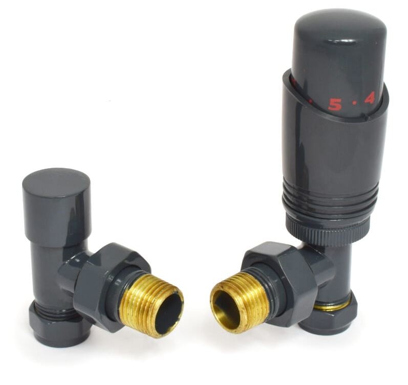 Delta Anthracite Finish Thermostatic Radiator Valves  - DEAA