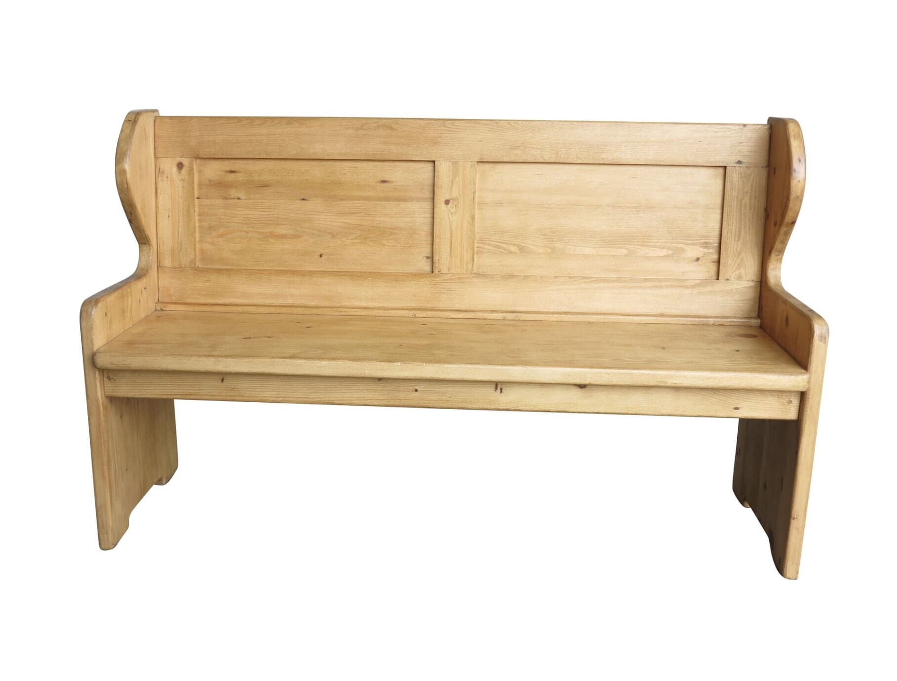 Bespoke Handmade Reclaimed Pine Church Pew - D1658