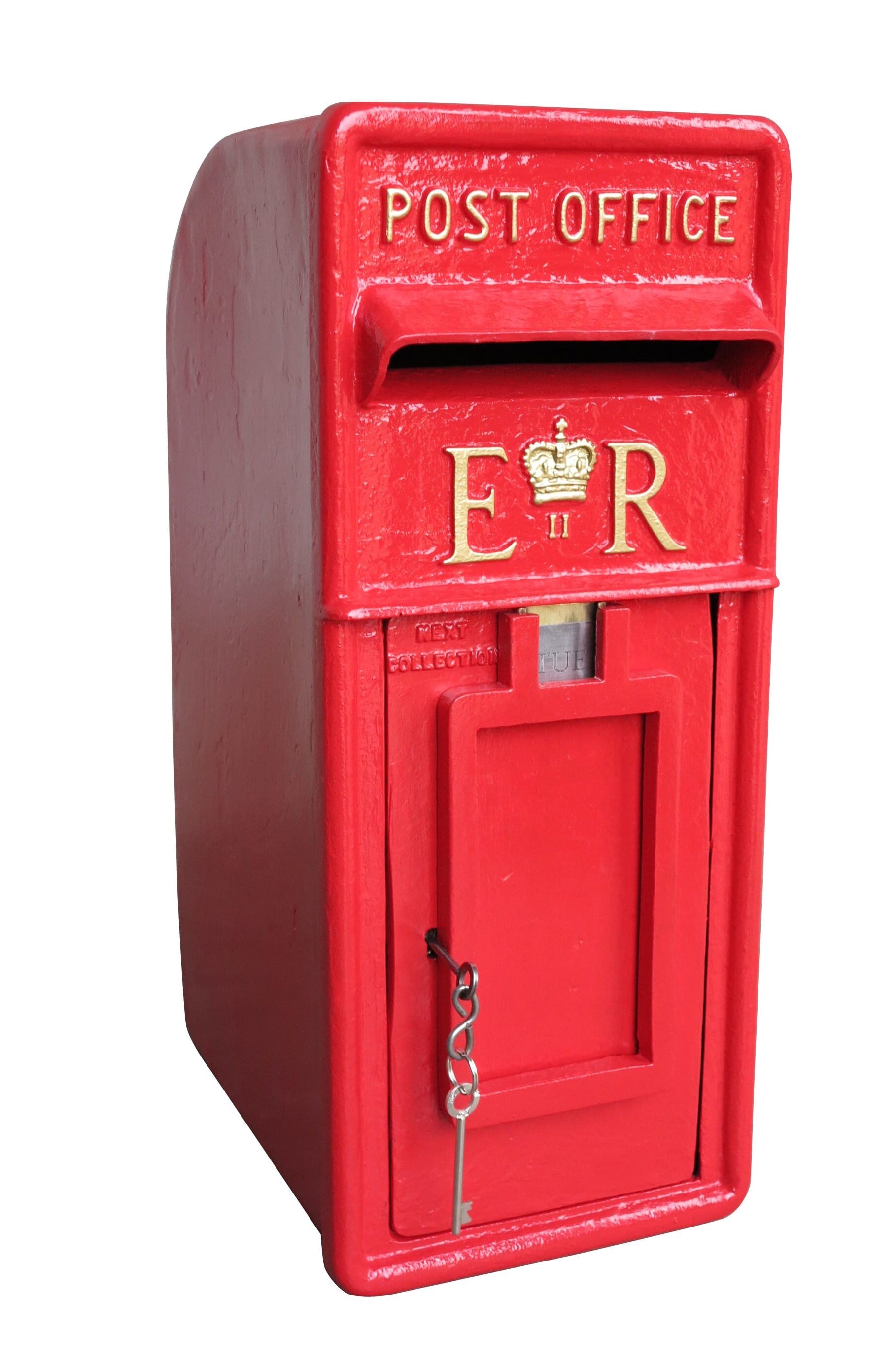 Salvaged Cast Iron Original Post Office ER II Post Box - 9073