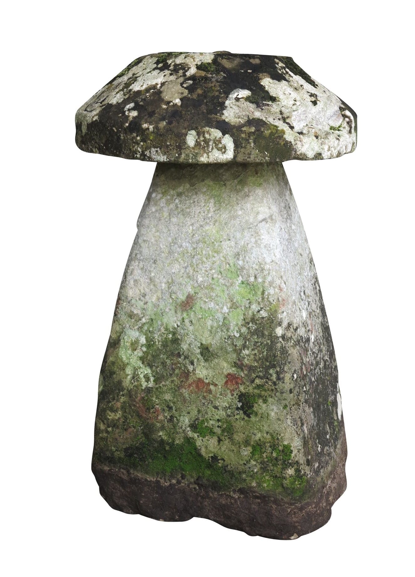 Salvaged Garden Antique Large Staddle Stone - 9167