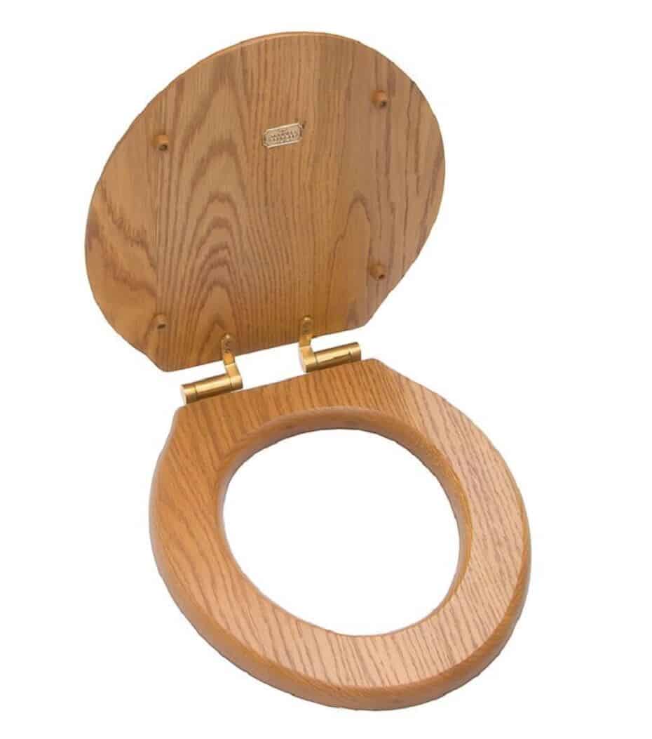 Thomas Crapper Soft Close Classic Wooden Toilet Seat