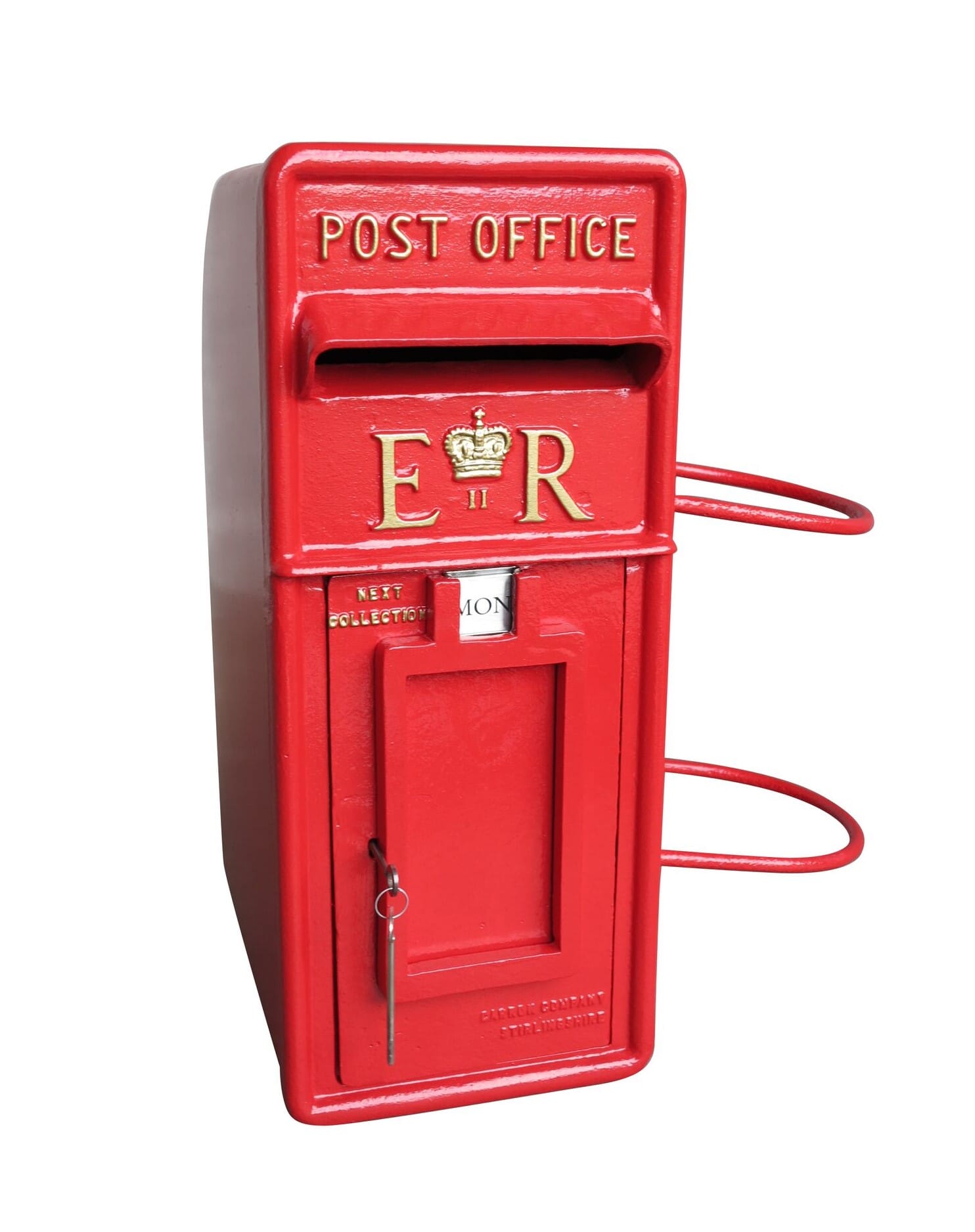 Cast Iron Original Post Office ER II Post Box & Brackets - 9074