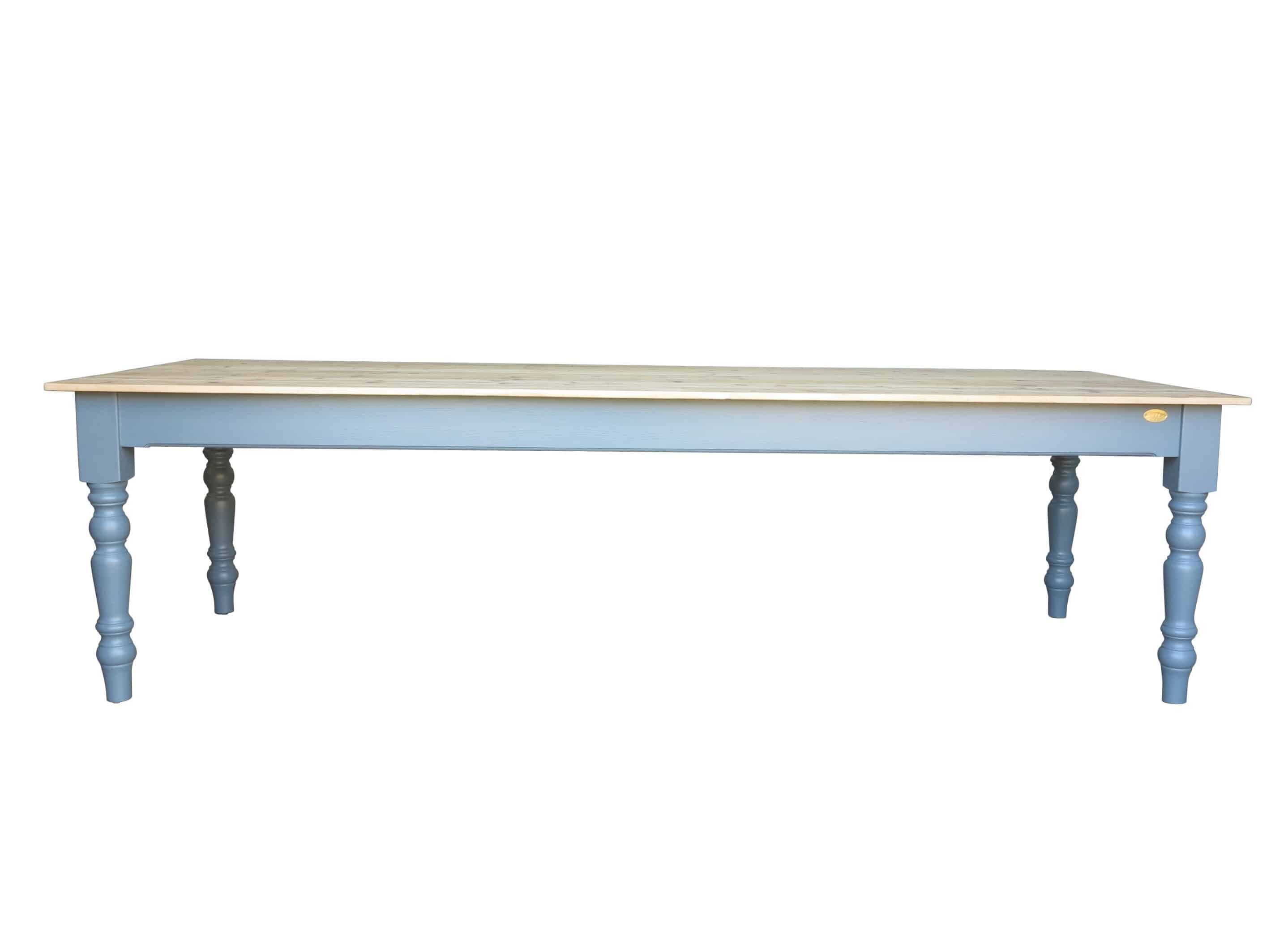 Handmade Reclaimed Scrub Top Floorboard Kitchen Table