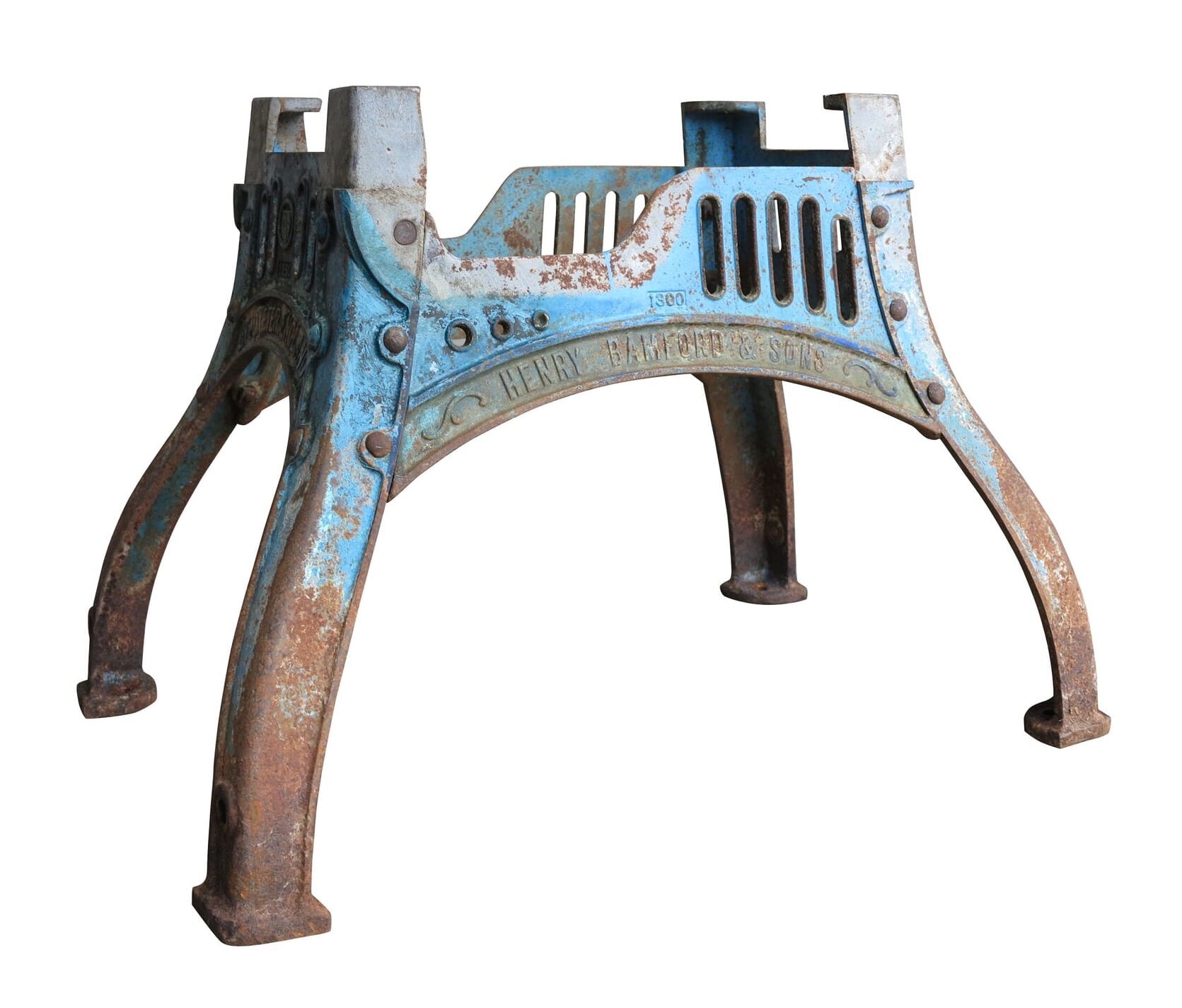 Cast Iron Industrial Henry Bamford Table Base - 9187