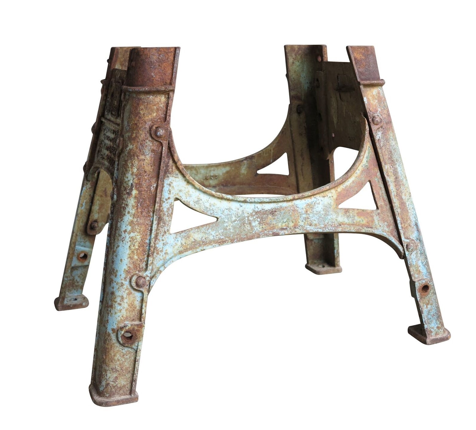 Original Cast Iron Industrial Table Base - 9183