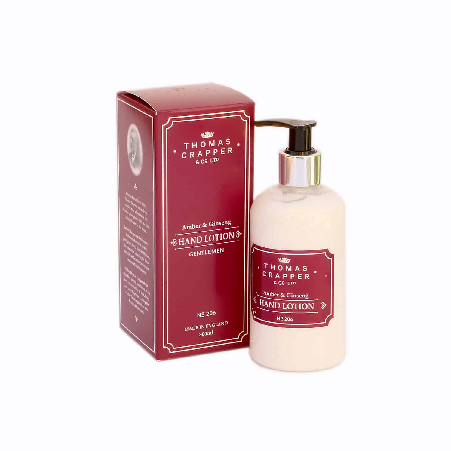 Thomas Crapper Amber & Ginseng Hand Lotion