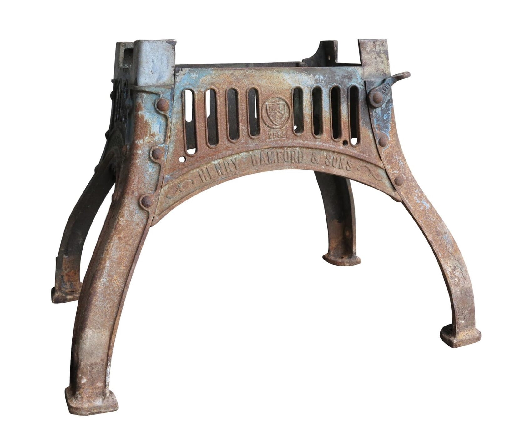 Original Industrial Henry Bamford Table Base For Sale - 9185