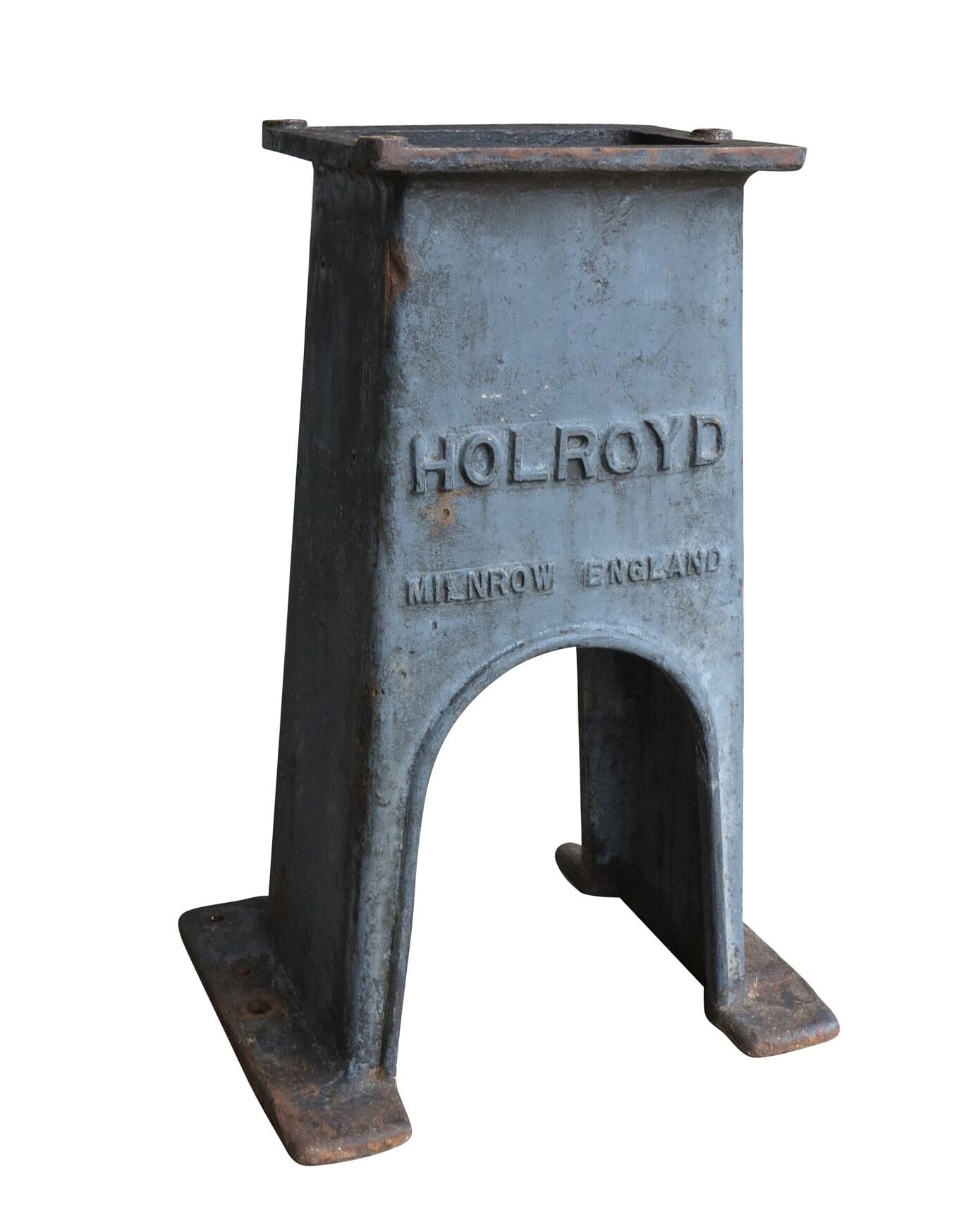 Original Cast Iron Industrial Holroyd Table Base - 9186