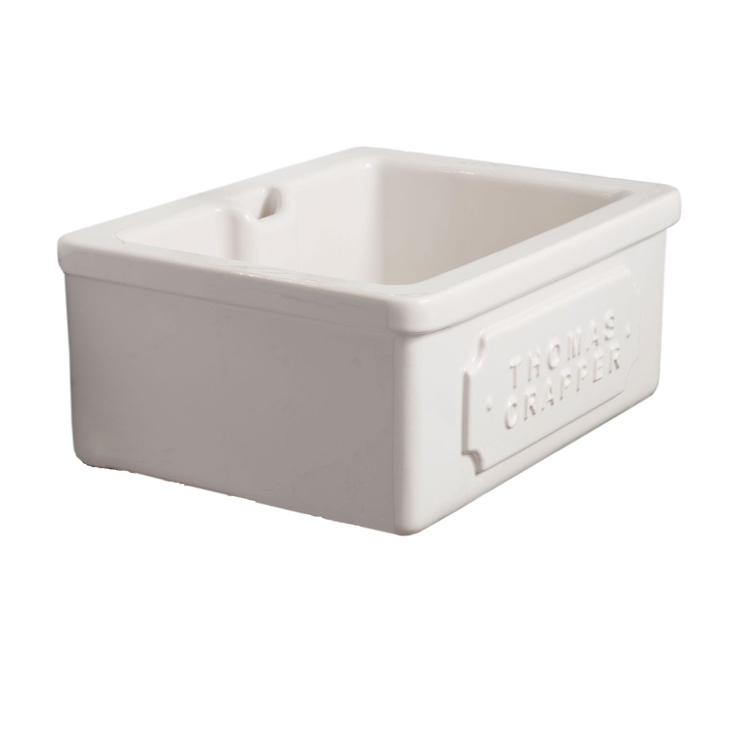 Thomas Crapper Downham Cloakroom Basin - White - TCDO400WH