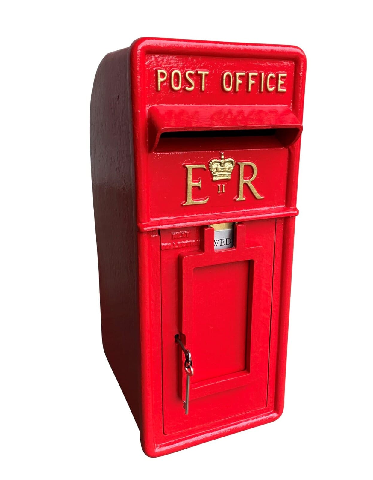 Red Post Office ER II Cast Iron Original Post Box - 9173